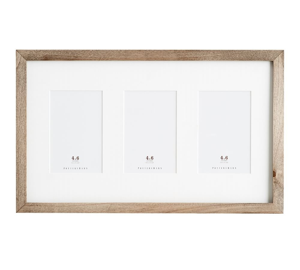 Wood Gallery 3-Opening Frame - 4x6 | Pottery Barn (US)