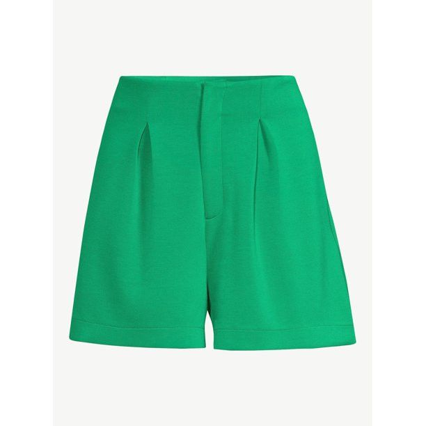 ScoopScoop Women's Pleated Scuba ShortsUSD$24.00Price when purchased online | Walmart (US)