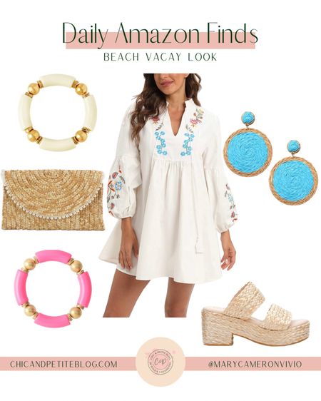 Amazon Finds: Colorful Beach Vacay Look

spring dress // vacation outfit // straw bag

#LTKSeasonal #LTKFind #LTKstyletip