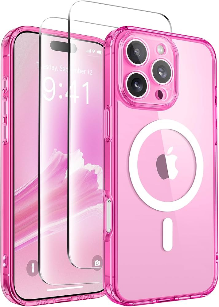 CAPRARO Magnetic Compatible with iPhone 16 Pro Case, Upgraded [Full Camera Protection] [Compatibl... | Amazon (US)