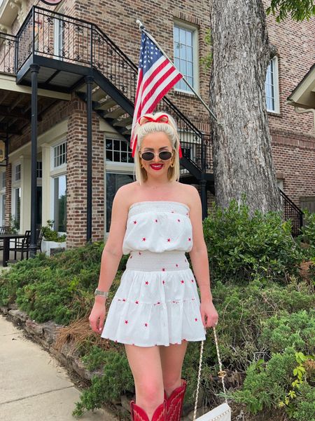 4th of July outfit / American style / star dress / country concert outfit 
Size: SM 

#LTKSeasonal