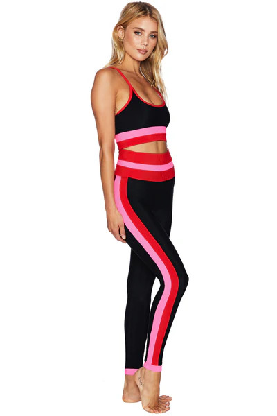 Melinda Legging Lipstick Colorblock | Beach Riot