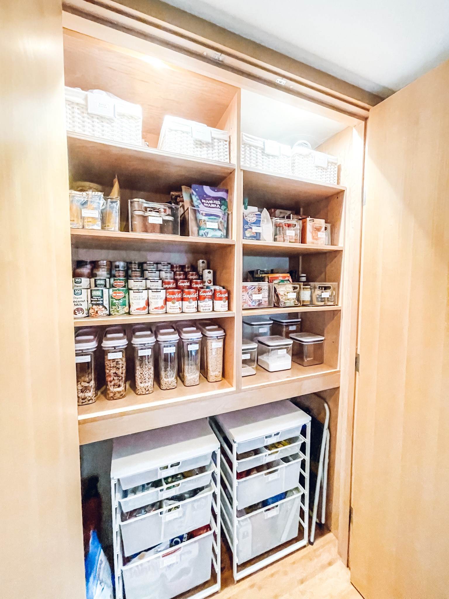 Pantry organization. The Container Store Bin Clip. OXO Good Grips POP Canister. Elfa Drawer Solution. The Container Store Montauk Rectangular Bin. OXO POP Cereal Dispenser. IDesign Linus Medium Deep Drawer Bin. Elfa Classic Drawer Label Holders✨

#LTKkids #LTKhome #LTKfamily