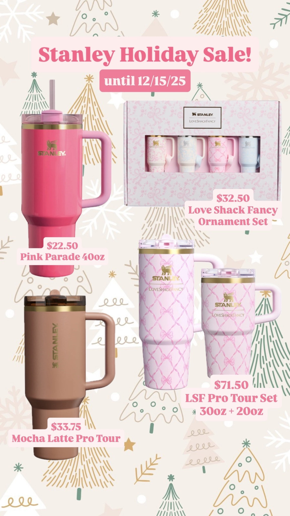 Looking for some last minute gifts?  Stanley has an amazing selection of sale items until 12/15!  

*This pricing is for “Stanley Club” members you must be logged in to your account.*

At these prices, some are likely to sell out soon!


#LTKSaleAlert #LTKHoliday #LTKGiftGuide