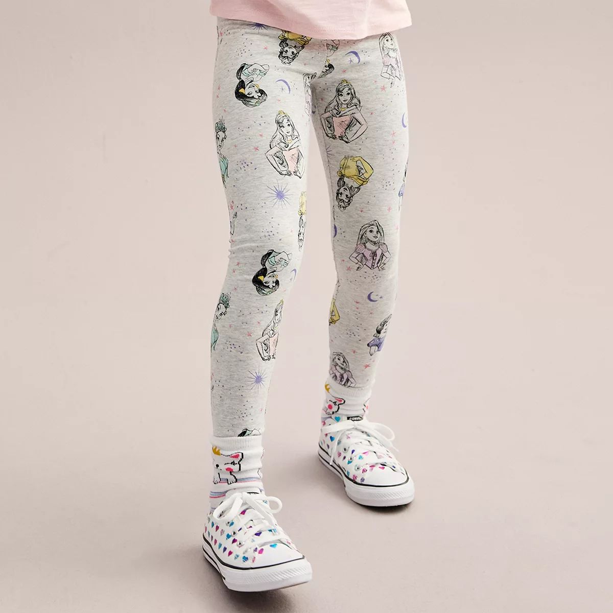 Girls 4-12 Disney Princesses Print Leggings by Jumping Beans® | Kohl's