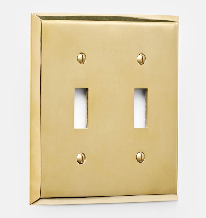 Lewis Double Toggle Switchplate | Rejuvenation