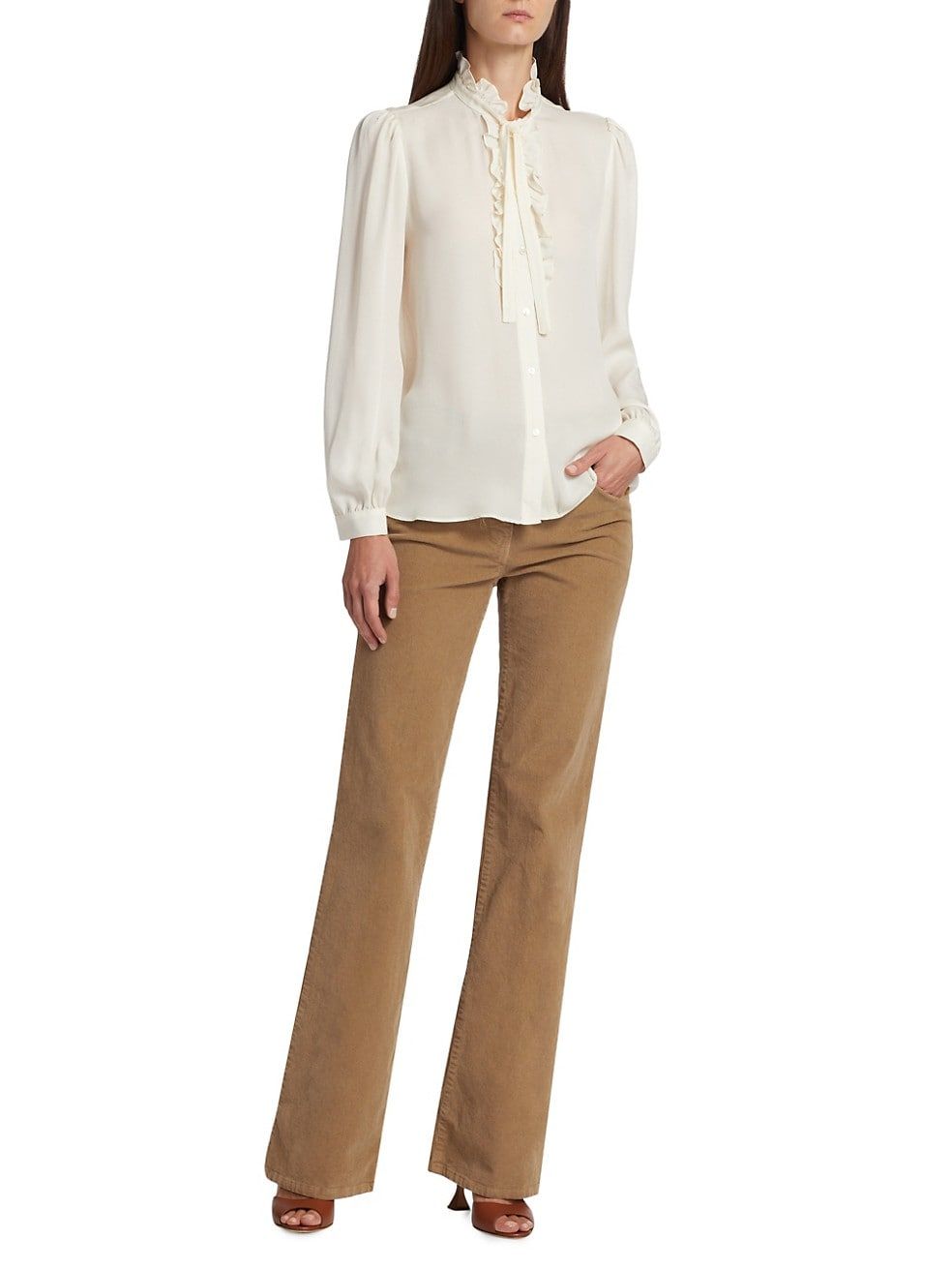 Miera Ruffle-Embellished Blouse | Saks Fifth Avenue