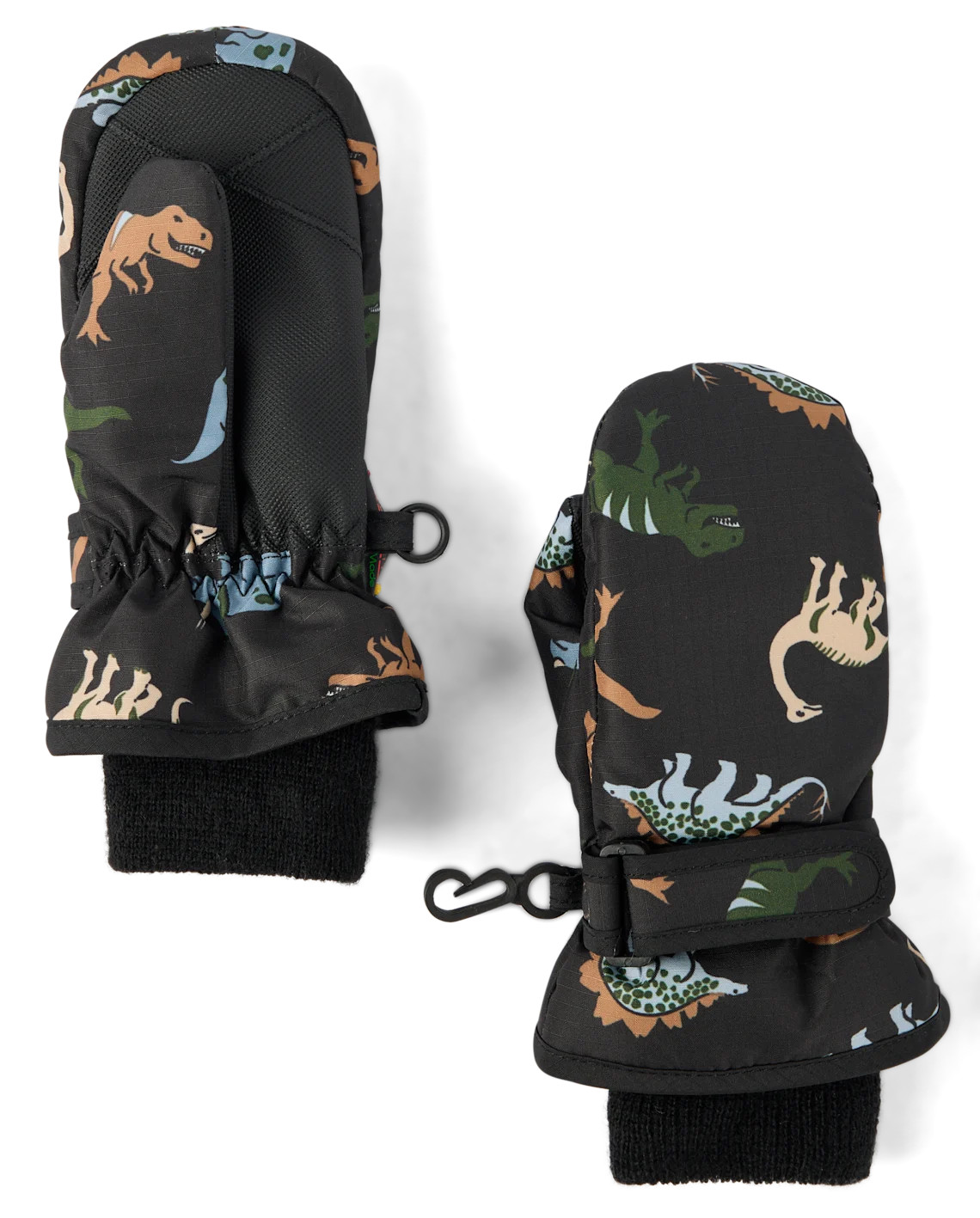 Toddler Boys Print Ski Mittens - black | The Children's Place