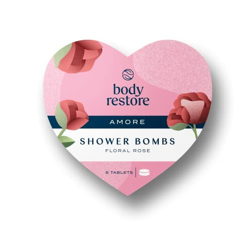 Body Restore Shower Steamers Aromatherapy 6 Pack - Relaxation Birthday Gifts for Women and Men, Travel Essentials, Stress Relief and Self Care - Rose | Amazon (US)