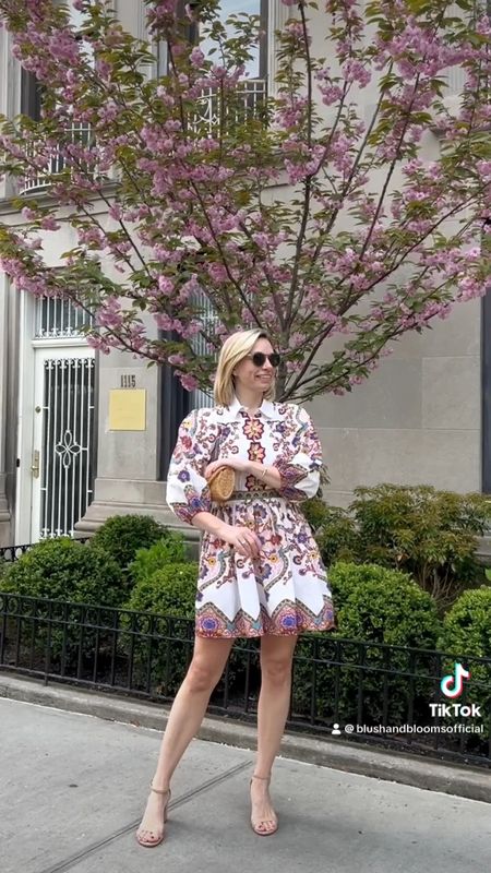 Floral mini dress. Spring dress. 
.
.
.
… 

#LTKstyletip #LTKtravel #LTKSeasonal
