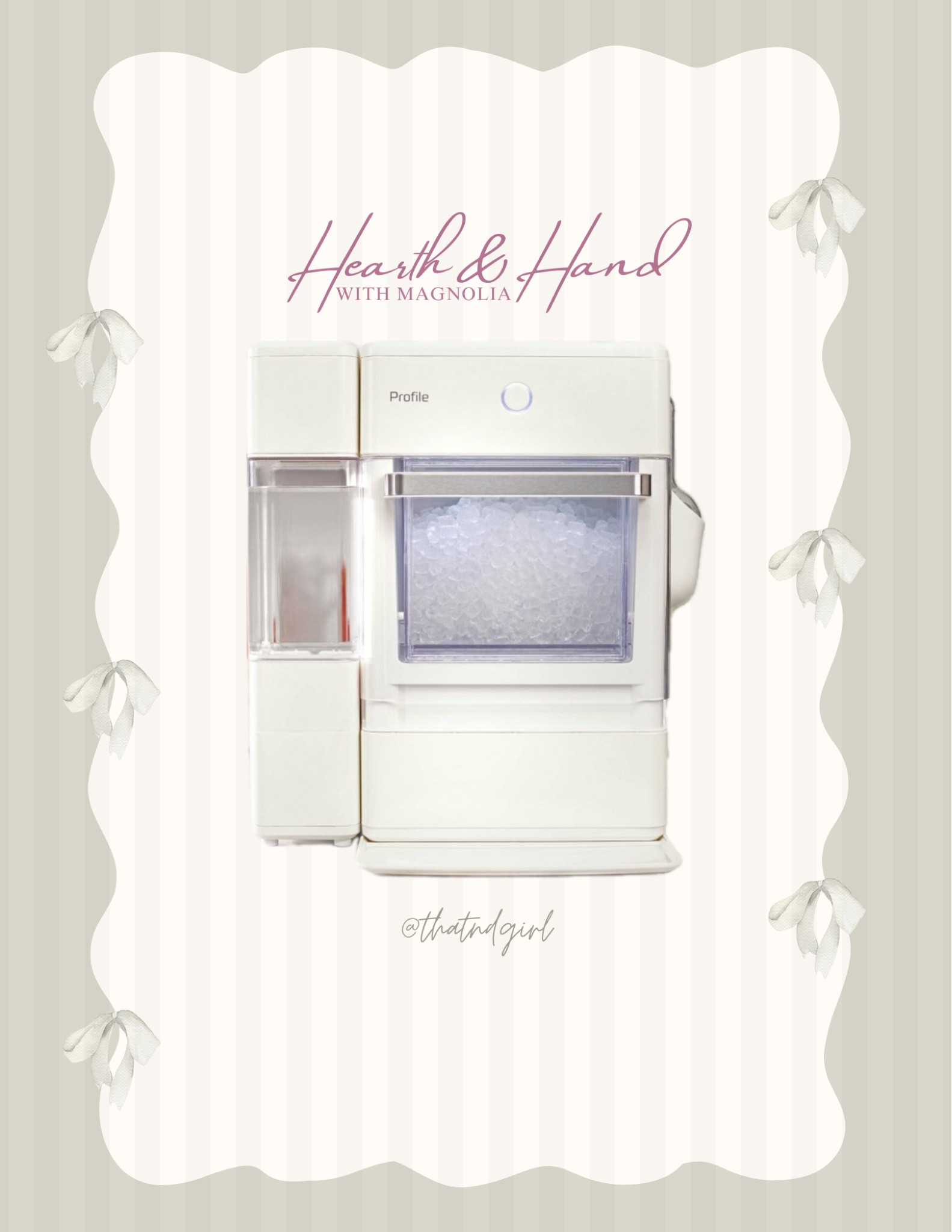 New from Hearth & Hand is this gorgeous nugget ice maker! This is the best ice maker and gorgeous design for any kitchen. It’s currently $100 off!! 

#LTKSaleAlert #LTKGiftGuide #LTKHoliday
