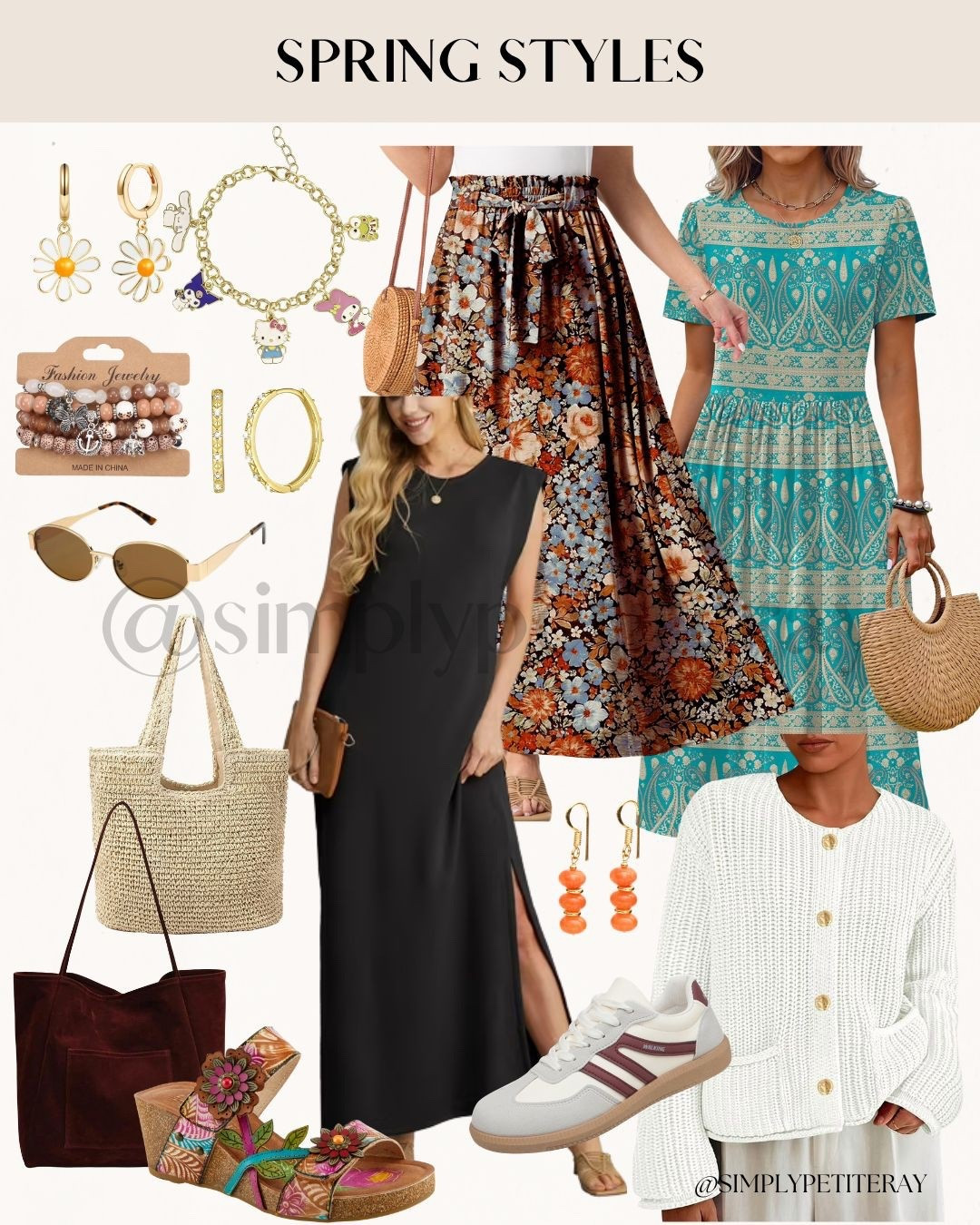 Spring Styles & Walmart Finds! ☀️

Embrace the blooming season with these effortlessly chic, under $50 everyday looks! 💖

I am obsessed with the vibrant patterns and versatile layers for spring. I love the teal paisley midi and the floral maxi skirt for an elevated boho vibe. Pair them with a classic white knit cardigan or a sleek black column dress for a perfectly balanced outfit. Finish the look with fun accessories: daisy drop earrings, a straw tote, and floral wedges for a touch of polished seasonal charm!

#OOTD
#SpringFashion
#WalmartStyle
#WalmartFinds
#SpringDresses
#MaxiSkirt
#BohoStyle
#SpringOutfits
#KnitCardigan
#FeminineStyle
#AffordableFashion
#LTKUnder50
#LTKSeasonal
#VacationStyle
#SpringOutfitInspo


#LTKspring #LTKootd #LTKspringtrends