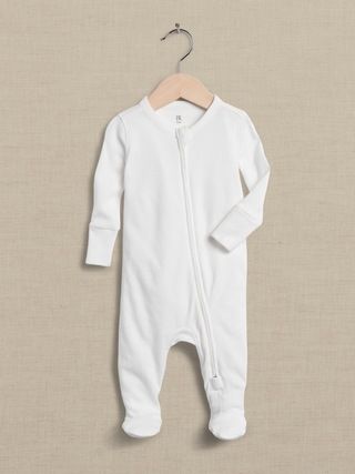 Essential SUPIMA® Footed One-Piece for Baby | Banana Republic (US)
