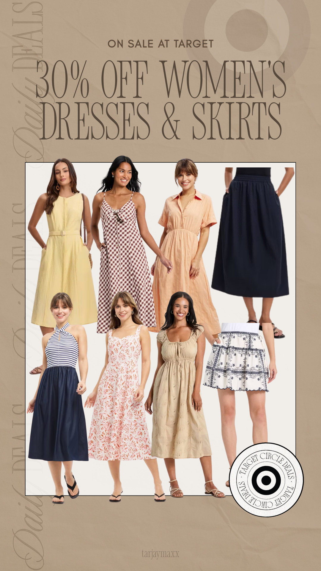 Target Circle deals are too good right now and this 30% off women’s dresses & skirts sale has so many cute pieces for summer. I’m especially loving the breezy neutral dresses and easy midi styles because they’re the kind of outfits you can wear for brunch, vacation, work, or just everyday!!

wedding guest dress summer, summer outfits, country concert outfits, date night outfits, graduation guest outfits, summer dresses, graduation dresses, business casual workwear, vacation outfits beach, work outfits, target dresses, target skirts, target circle deals, midi dresses, casual summer dresses, vacation dresses
 

 #LTKootd #LTKSeasonal #LTKWorkwear