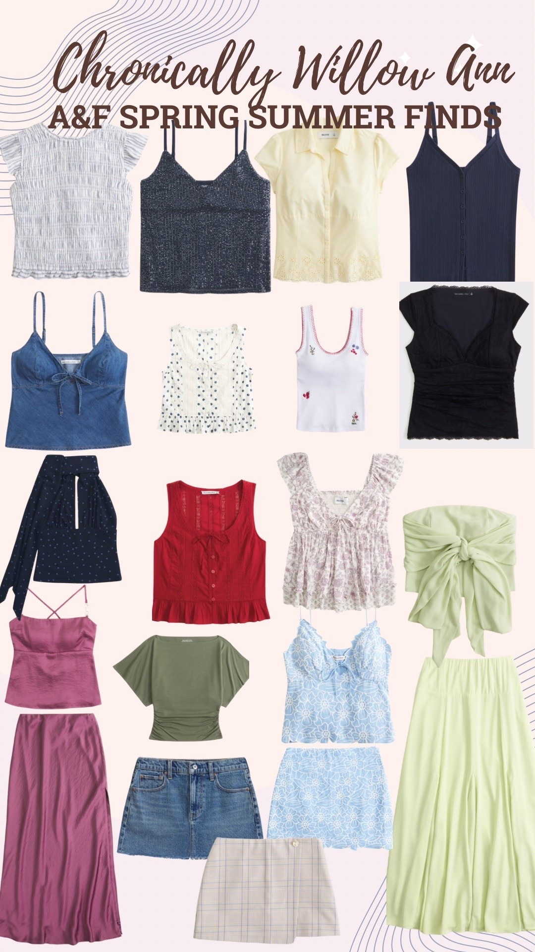 Spring & summer @abercrombie  finds. Basics that will have you set for the summer. Beautiful sets for Easter celebrations, precious tanks for looking cute easily

#LTKSeasonal #LTKootd #LTKSpringSale