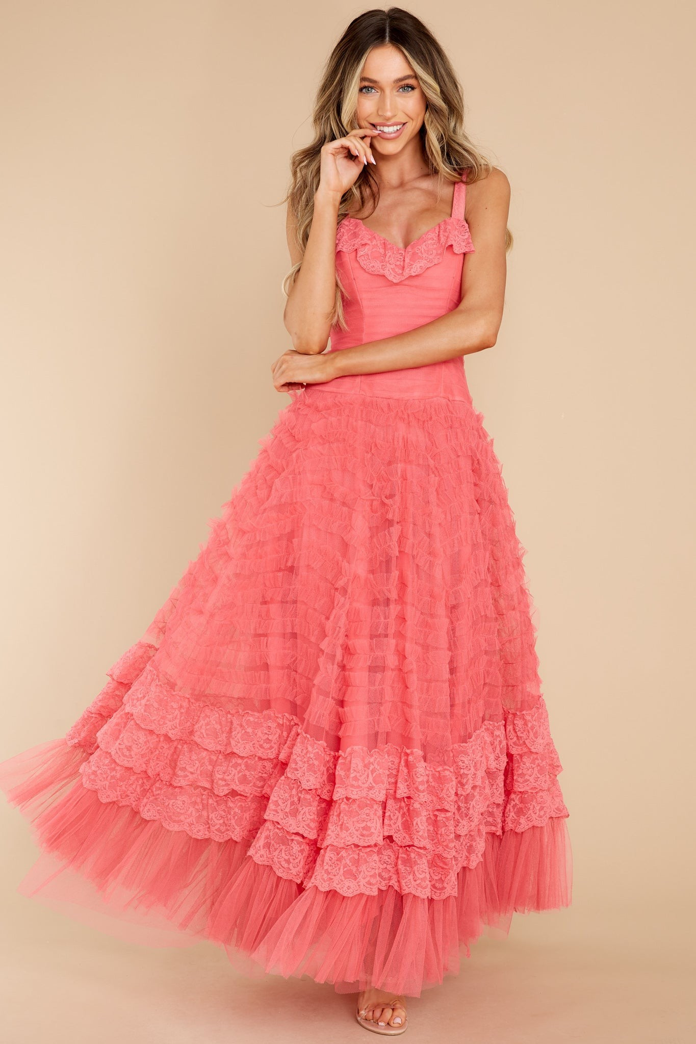Sharelle Pink Passion Gown | Red Dress 
