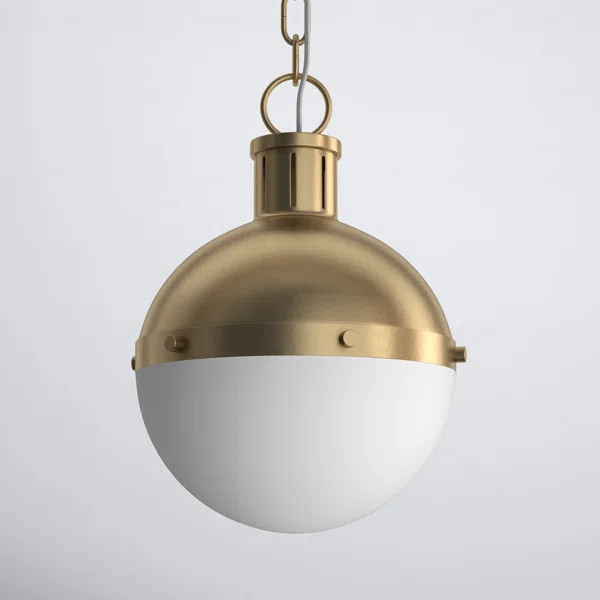 Geoffrey Steel Dimmable Pendant | Wayfair North America