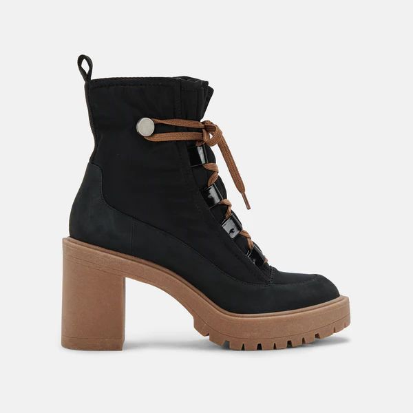 CELIDA BOOTS IN BLACK NYLON | DolceVita.com