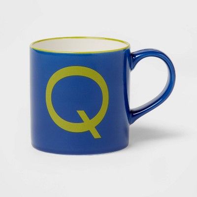16oz Stoneware Monogram Mug - Opalhouse™ | Target