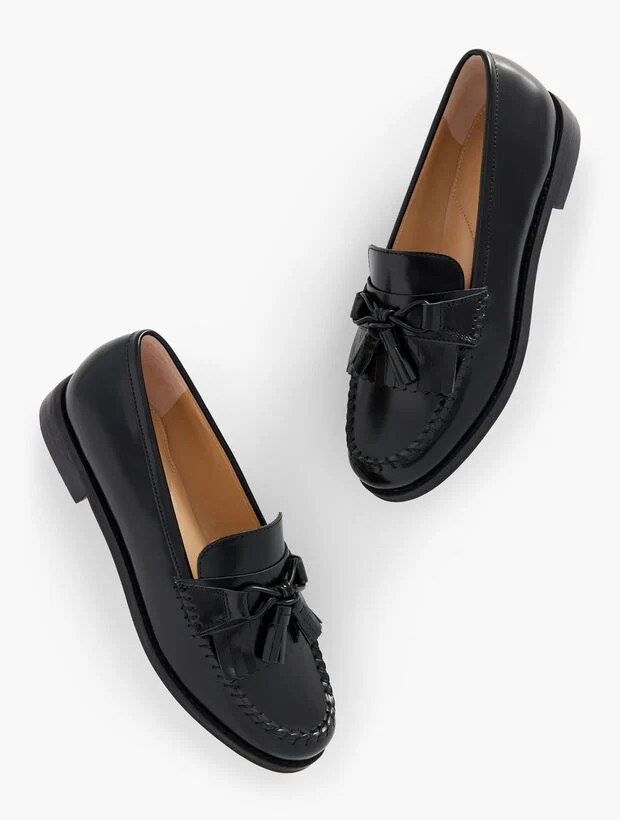 Laura Tassel Loafers - Leather | Talbots