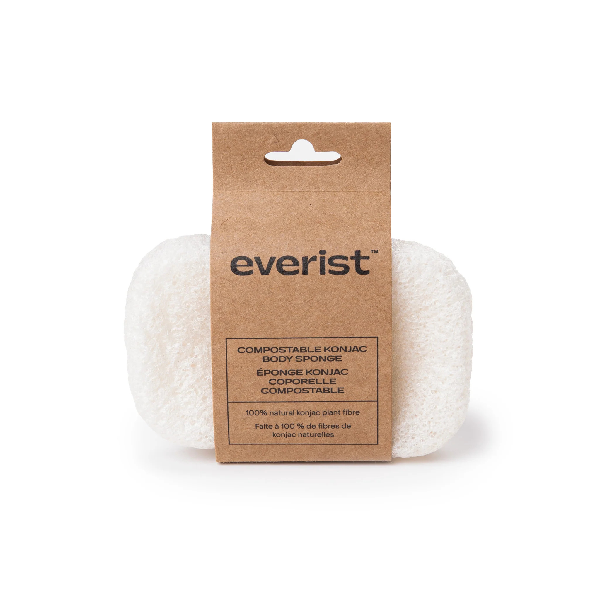 The Compostable Konjac Body Sponge | Everist