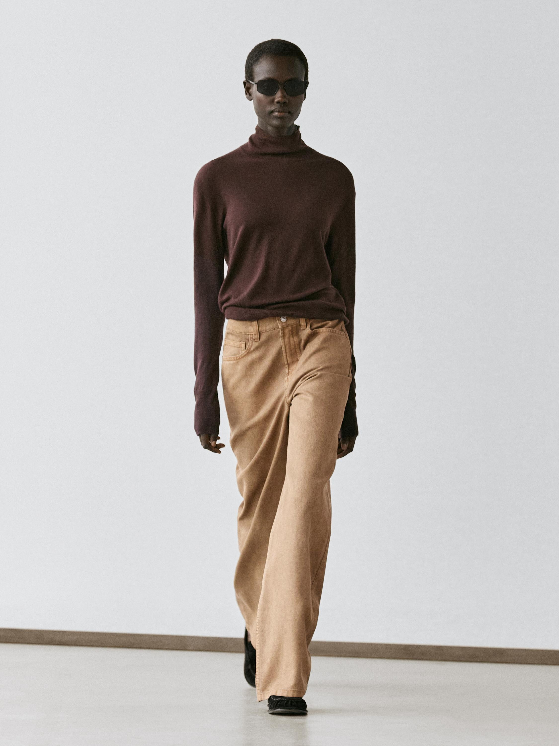 Wide-leg jeans | Massimo Dutti UK