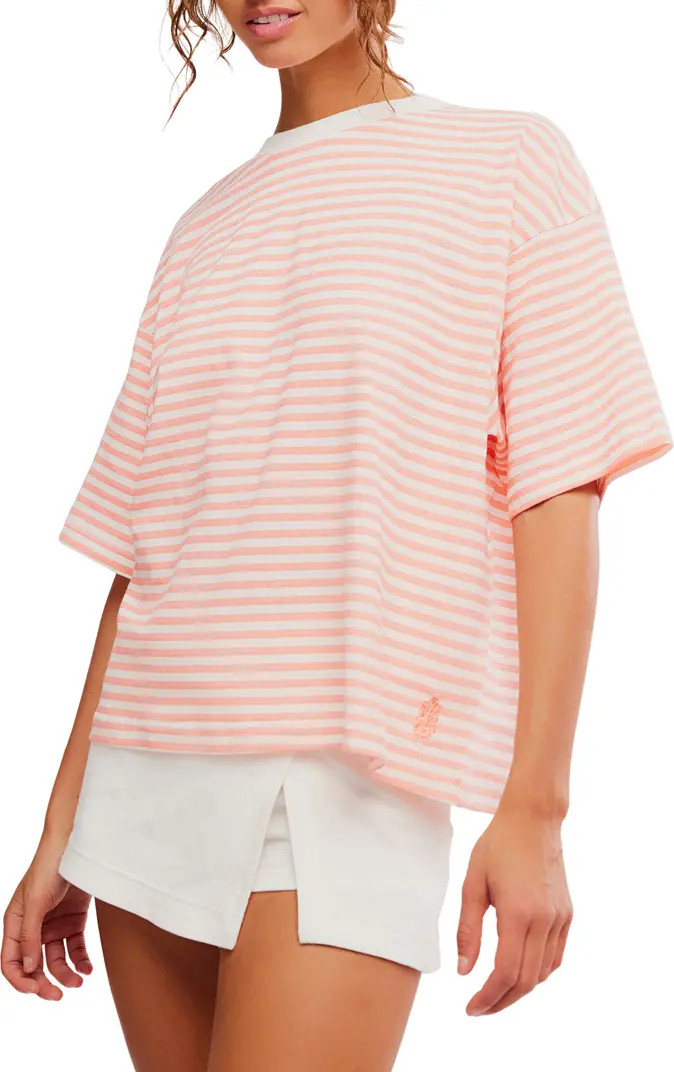 Stripe Relaxed Fit Cotton T-Shirt | Nordstrom