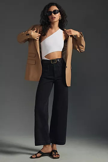 Pilcro The Skipper Wide-Leg Jeans | Anthropologie (US)