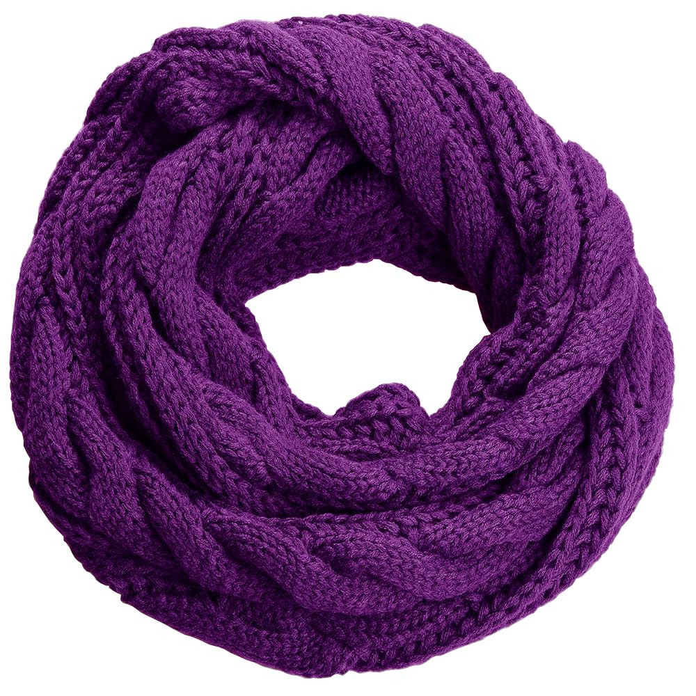 NEOSAN Womens Thick Ribbed Knit Winter Infinity Circle Loop Scarf | Amazon (US)
