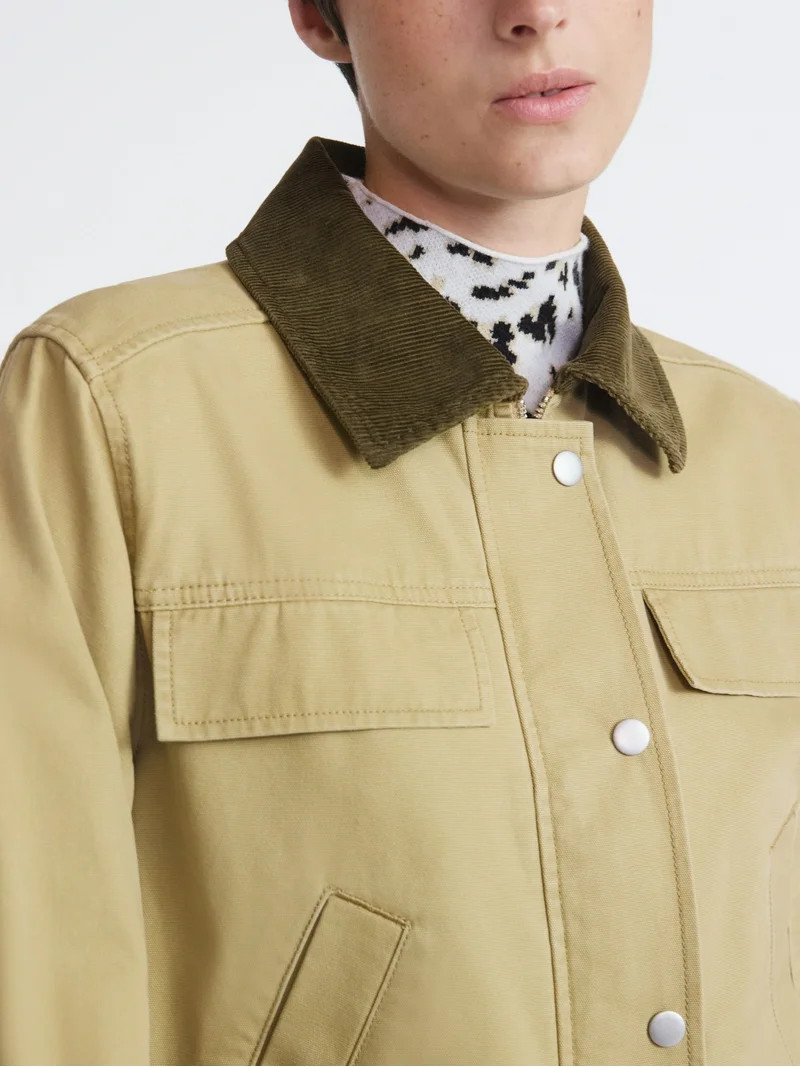 Scoop Women’s and Women’s Plus Cotton Oversized Cargo Barn Jacket, Midweight, XS-4X - Walmart... | Walmart (US)