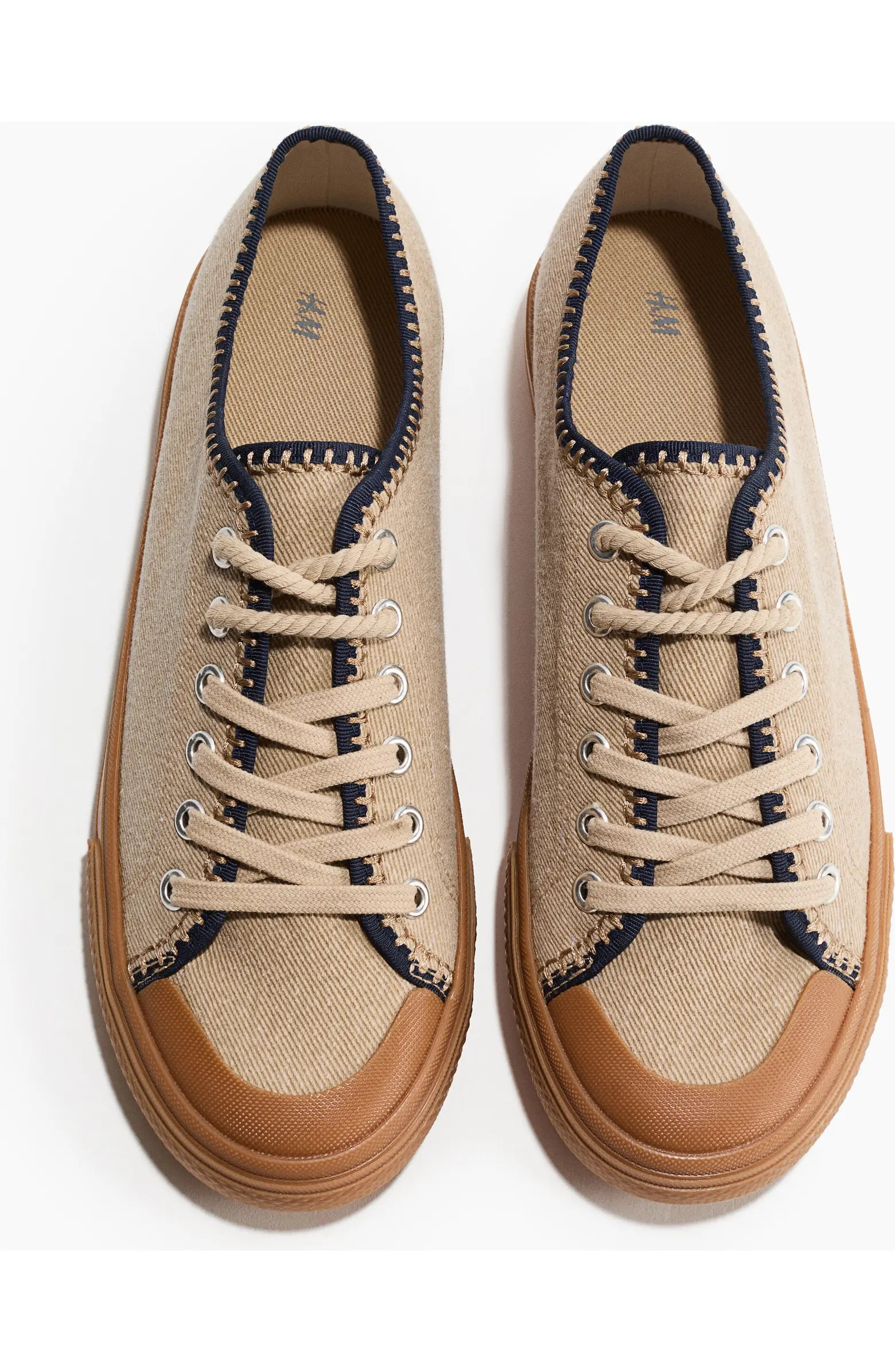 H&M Twill sneakers | Nordstrom | Nordstrom