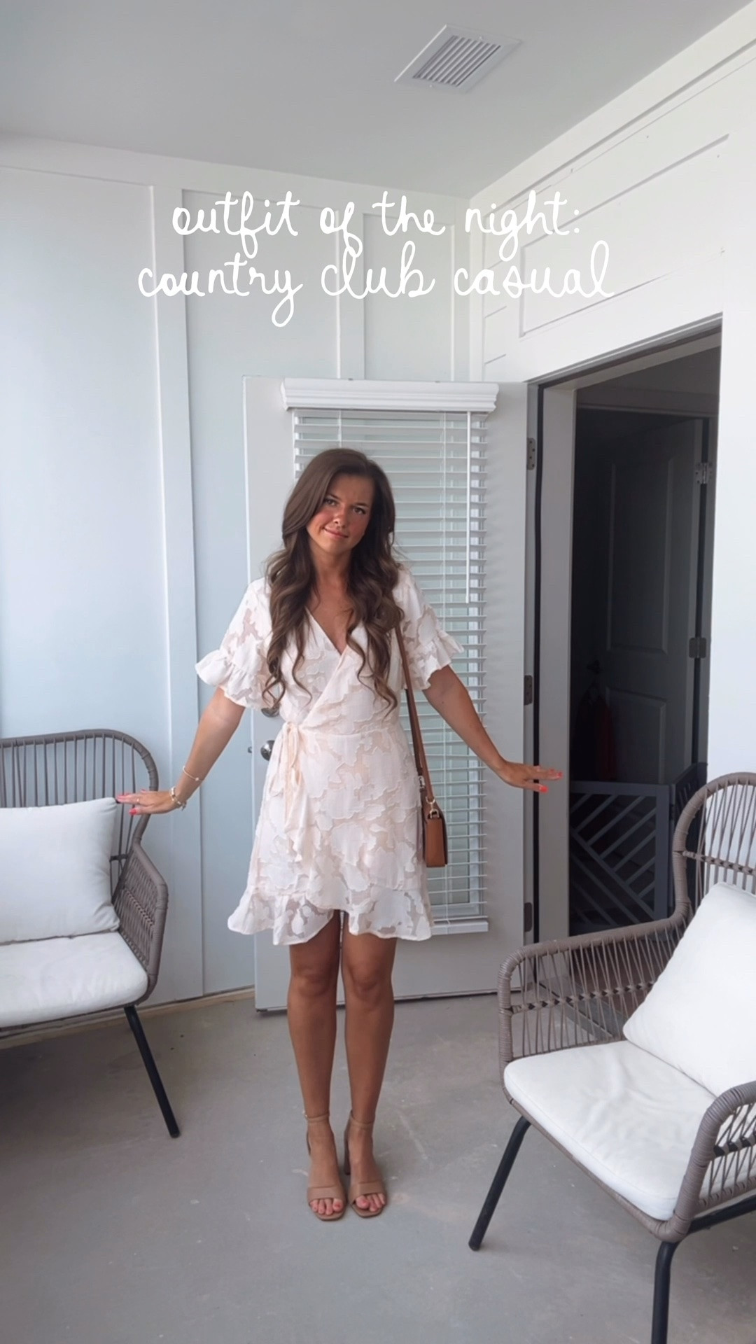 // wrap dress // heels // cream dress //

#LTKootd #LTKgrwm #LTKdayinmylife