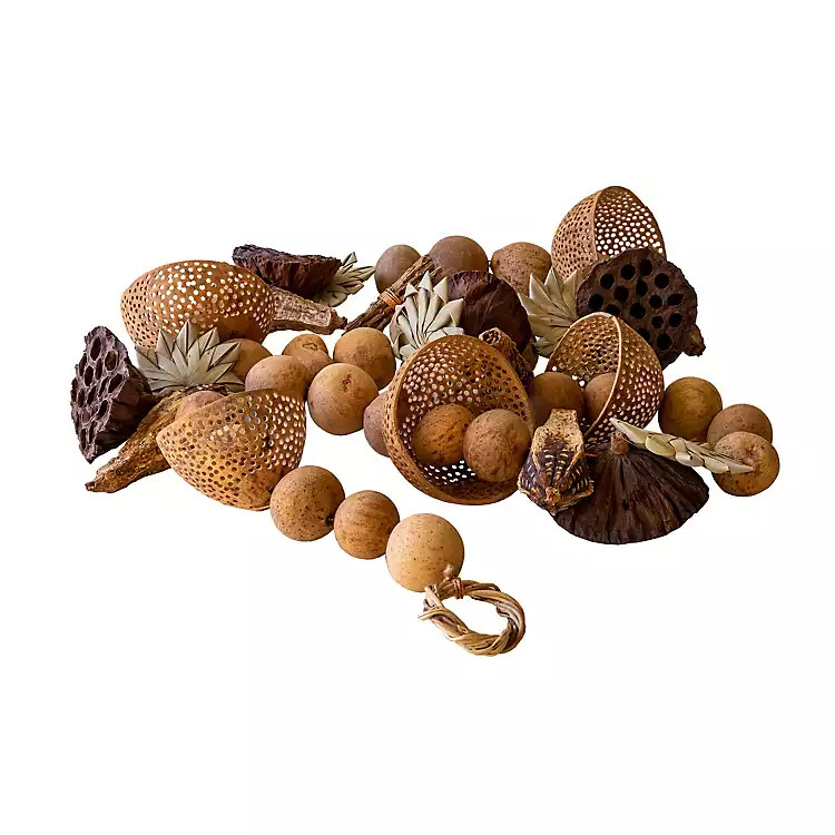 Natural Dried Botanical Garland | Kirkland's Home