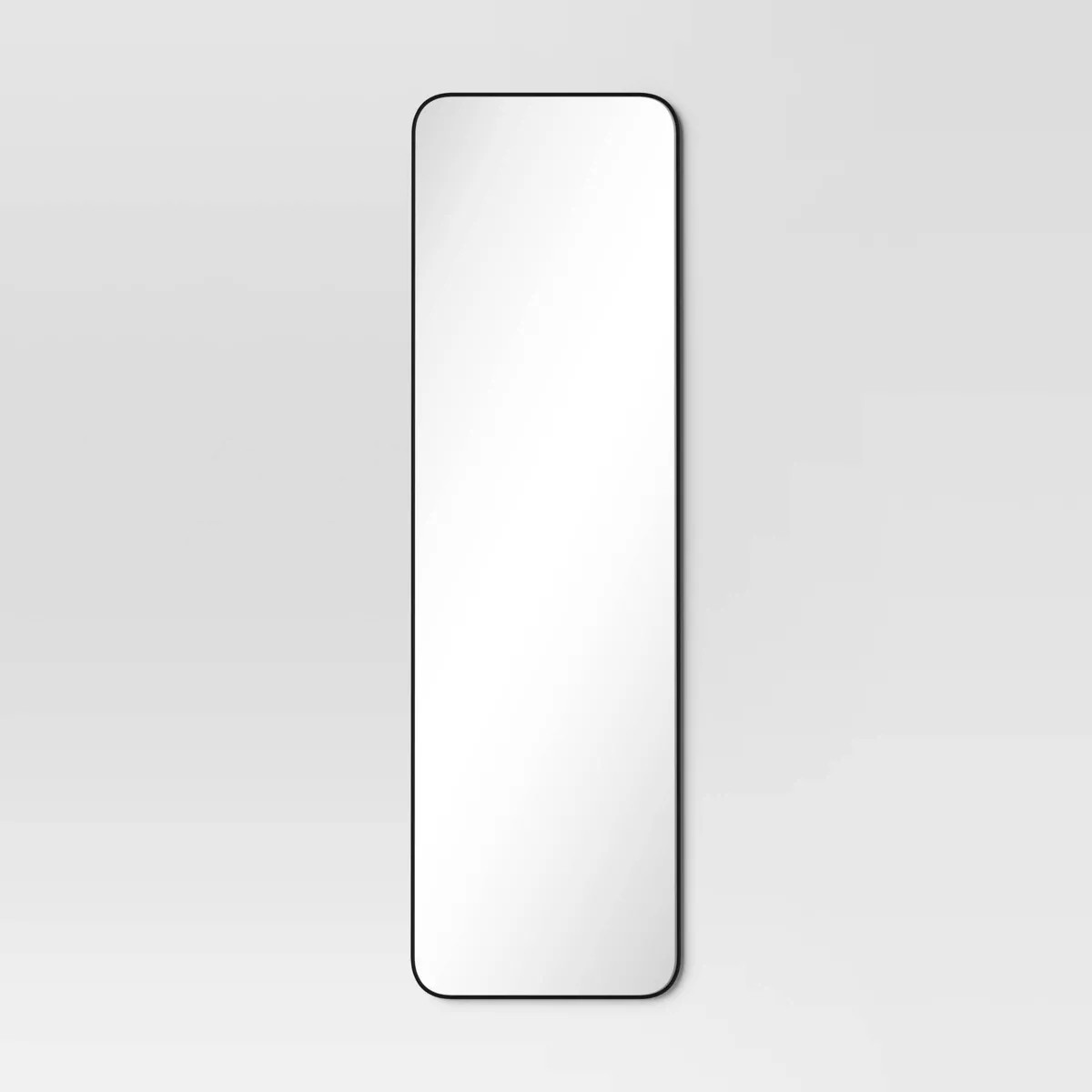 Over-the-Door Mirror Metal Black - Threshold™: Modern Full Body Rectangular, No-Tool Assembly | Target