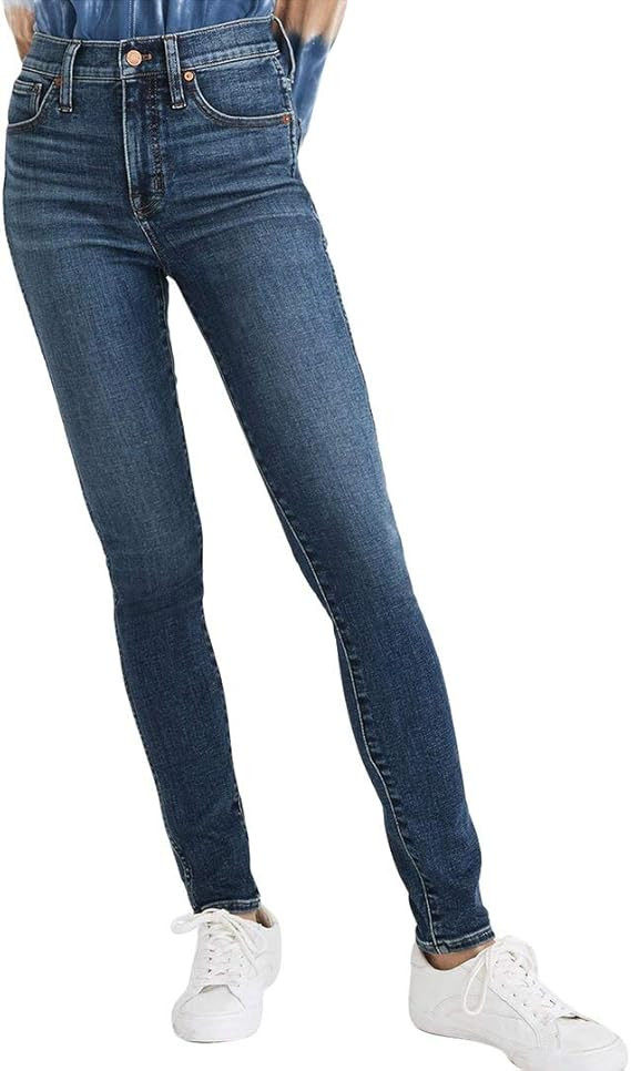 Madewell 10" High-Rise Skinny Jeans in Cordell Wash | Amazon (US)