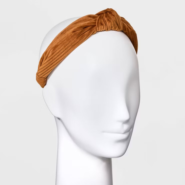 Corduroy Top Knot Headband - Universal Thread™ | Target