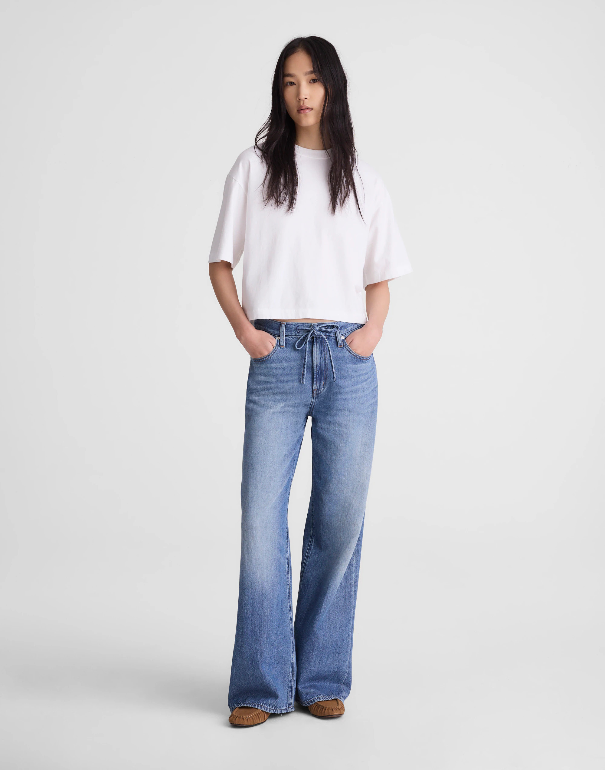 The Ultimate Wide-Leg Jean in Airy Denim | Madewell