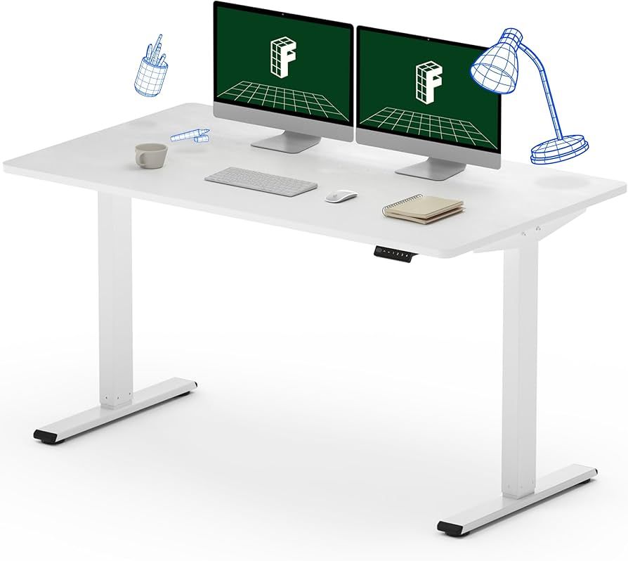 FLEXISPOT EN1 Large Stand Up Desk 55 Inches Whole-Piece Desk Computer Workstation Ergonomic Memor... | Amazon (US)