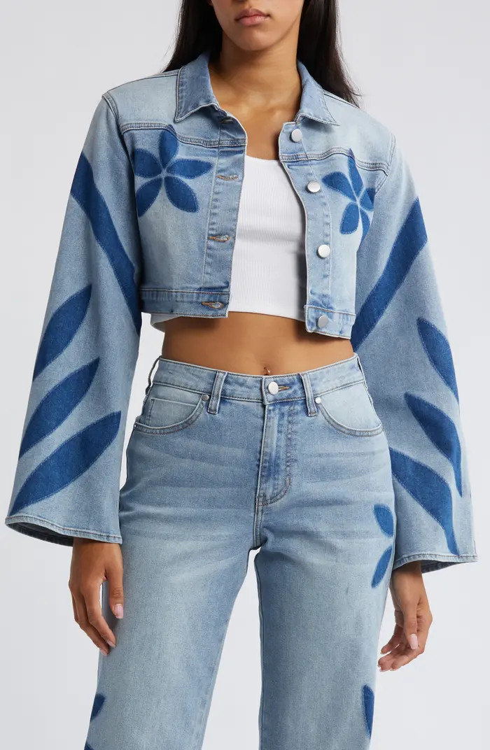PTCL Shadow Crop Denim Jacket | Nordstrom | Nordstrom