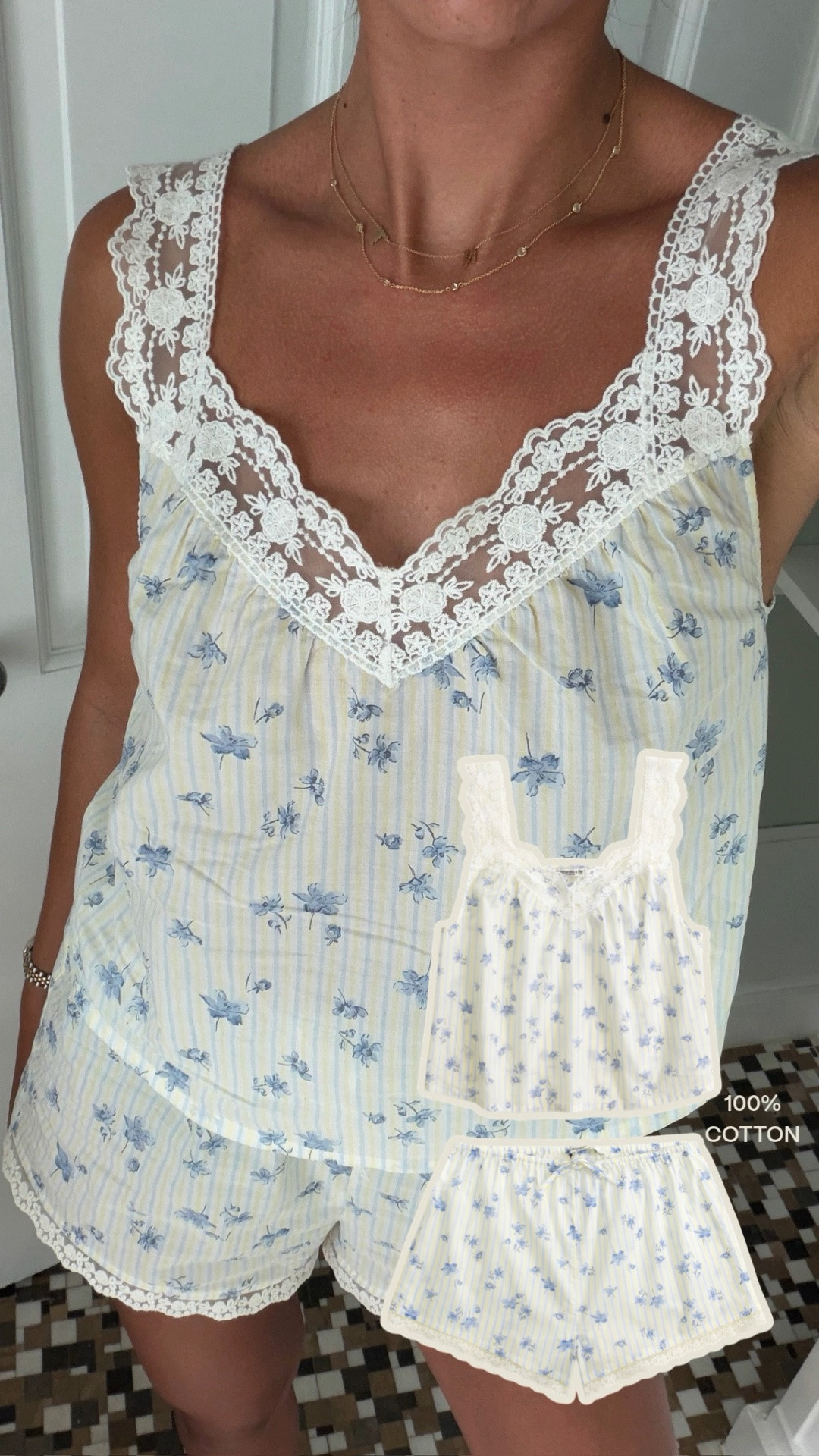 20% OFF 100% cotton pjs that are so cute and actually wearable to sleep in during the summer I wear a S in top and bottom 

matching pajamas, summer set, matching set, vacation outfit, Abercrombie sale, Abercrombie outfit, summer outfit

#LTKSaleAlert #LTKSeasonal