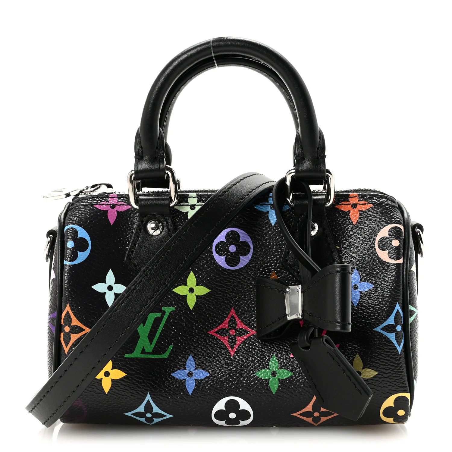Louis Vuitton LV X TM Monogram Multicolor Nano Speedy Black | FASHIONPHILE (US)