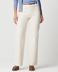 Lizzie high-rise patch-pocket wide-leg pant | J.Crew Factory