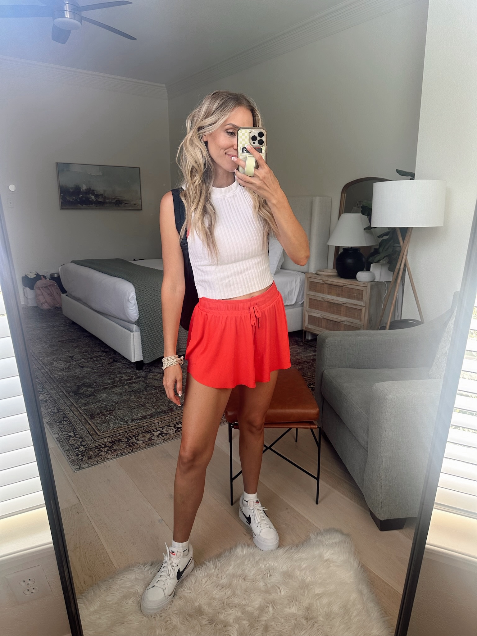 Tank: size s / my tts 

Shorts: I have both in S & M. I love both sizes. If you’re in between go up one size. 

This FP looks like bag is so good & so happy I saved some moneeyyy!!! 



#LTKFitness #LTKStyleTip #LTKFindsUnder50