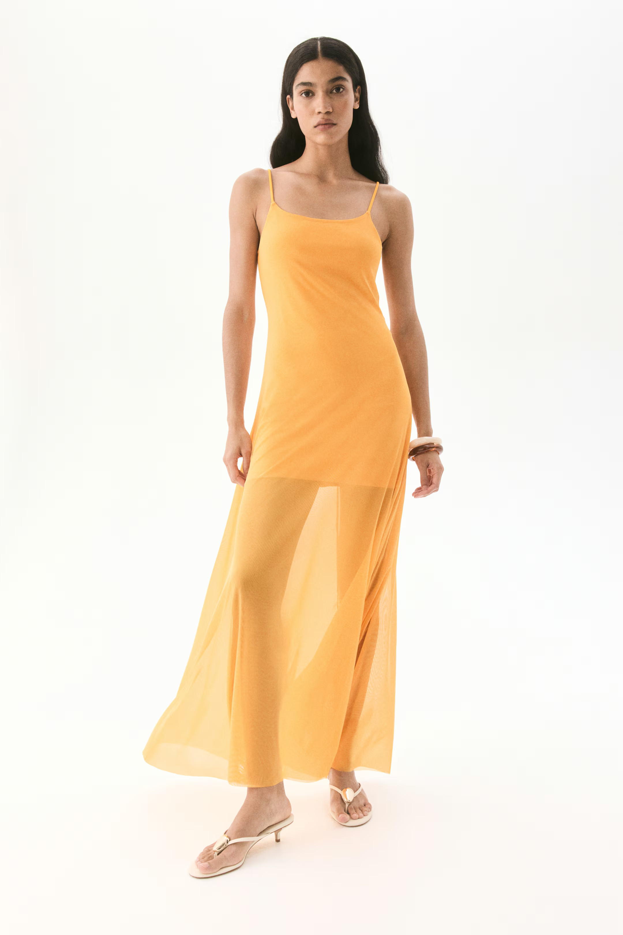 Strappy mesh dress | H&M (UK, MY, IN, SG, PH, TW, HK)