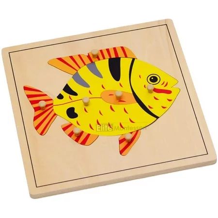 Elite Montessori Fish Puzzle Preschool Learning Material | Walmart (US)
