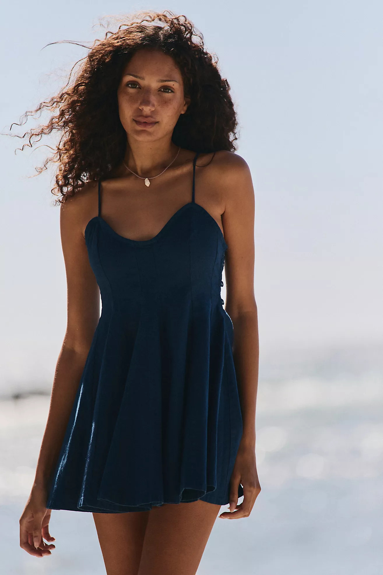 Tan Lines Stretch Linen Mini Dress | Free People (Global - UK&FR Excluded)