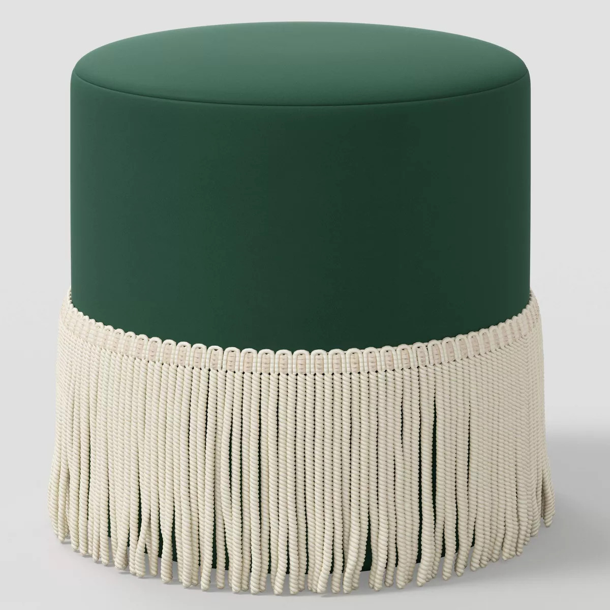 Fringe Drum Ottoman in Velvet - Threshold™ | Target