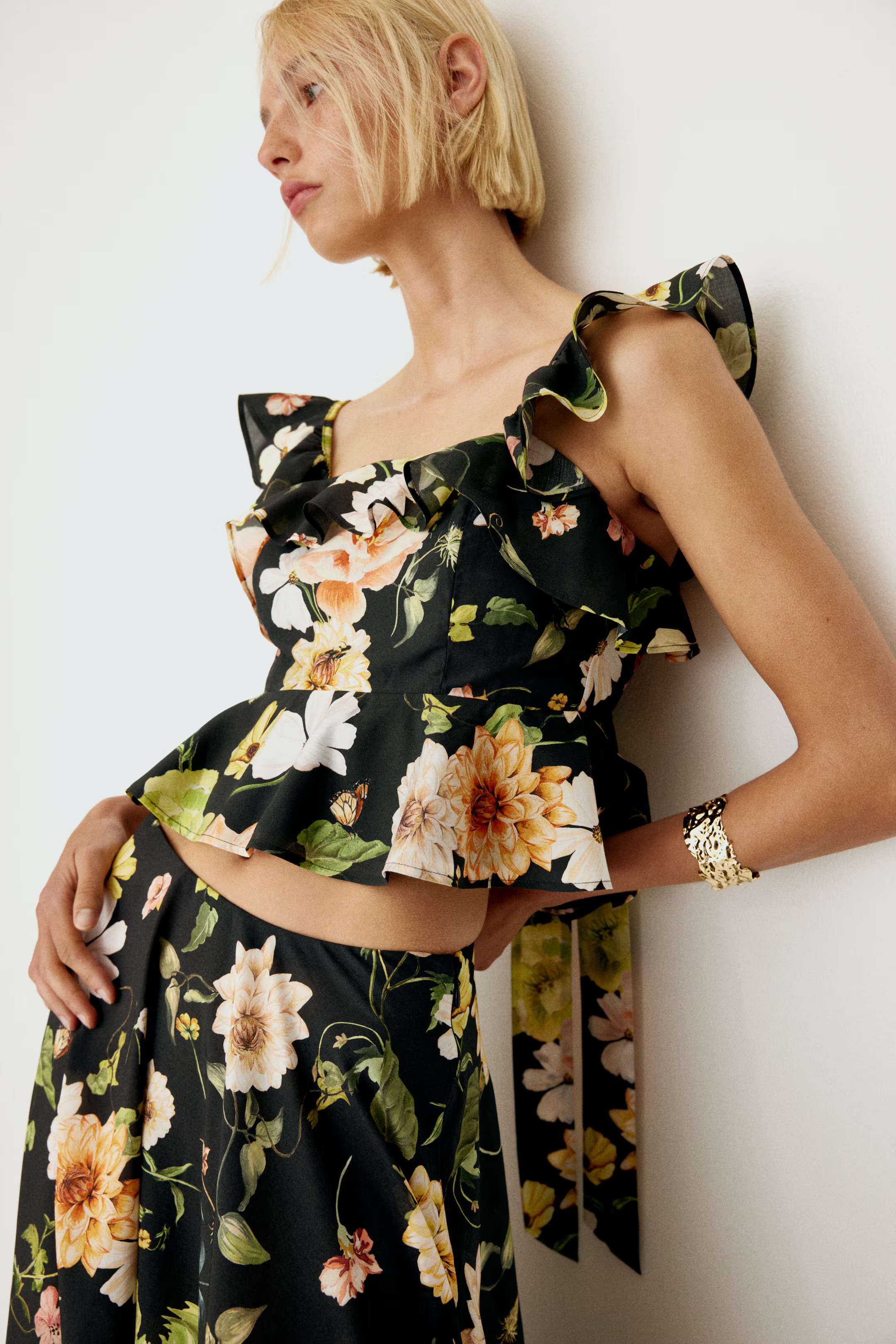 Peplum top | H&M (UK, MY, IN, SG, PH, TW, HK)