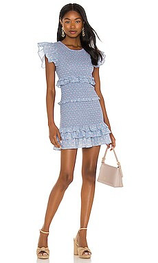 LoveShackFancy X REVOLVE Aveline Dress in Blue Baby Pomme from Revolve.com | Revolve Clothing (Global)