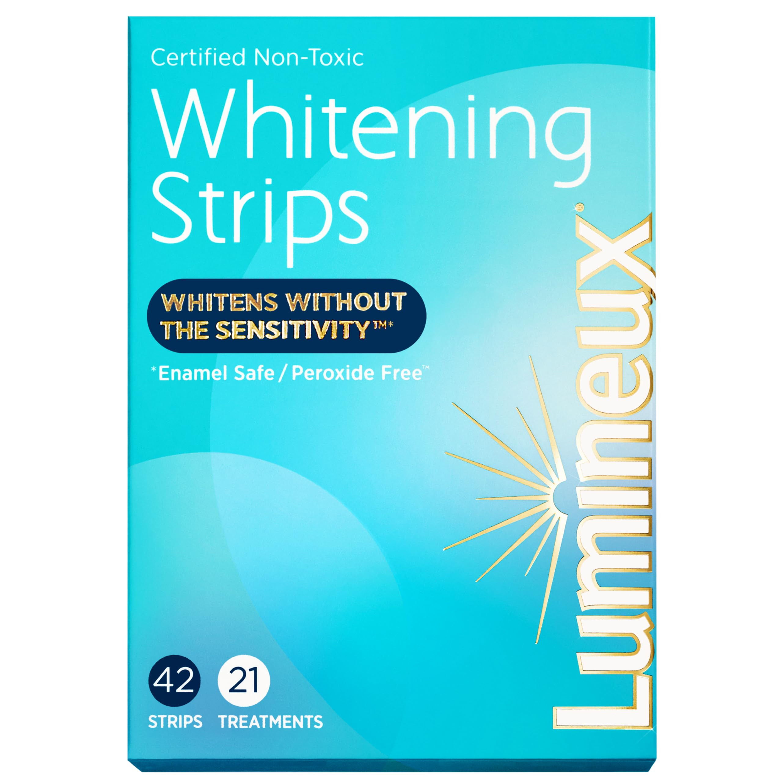 Lumineux Teeth Whitening Strips 21 Treatments – Peroxide Free - Enamel Safe for Whiter Teeth - ... | Amazon (US)